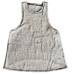 Lululemon Textured Black and white Tank 15”PTP